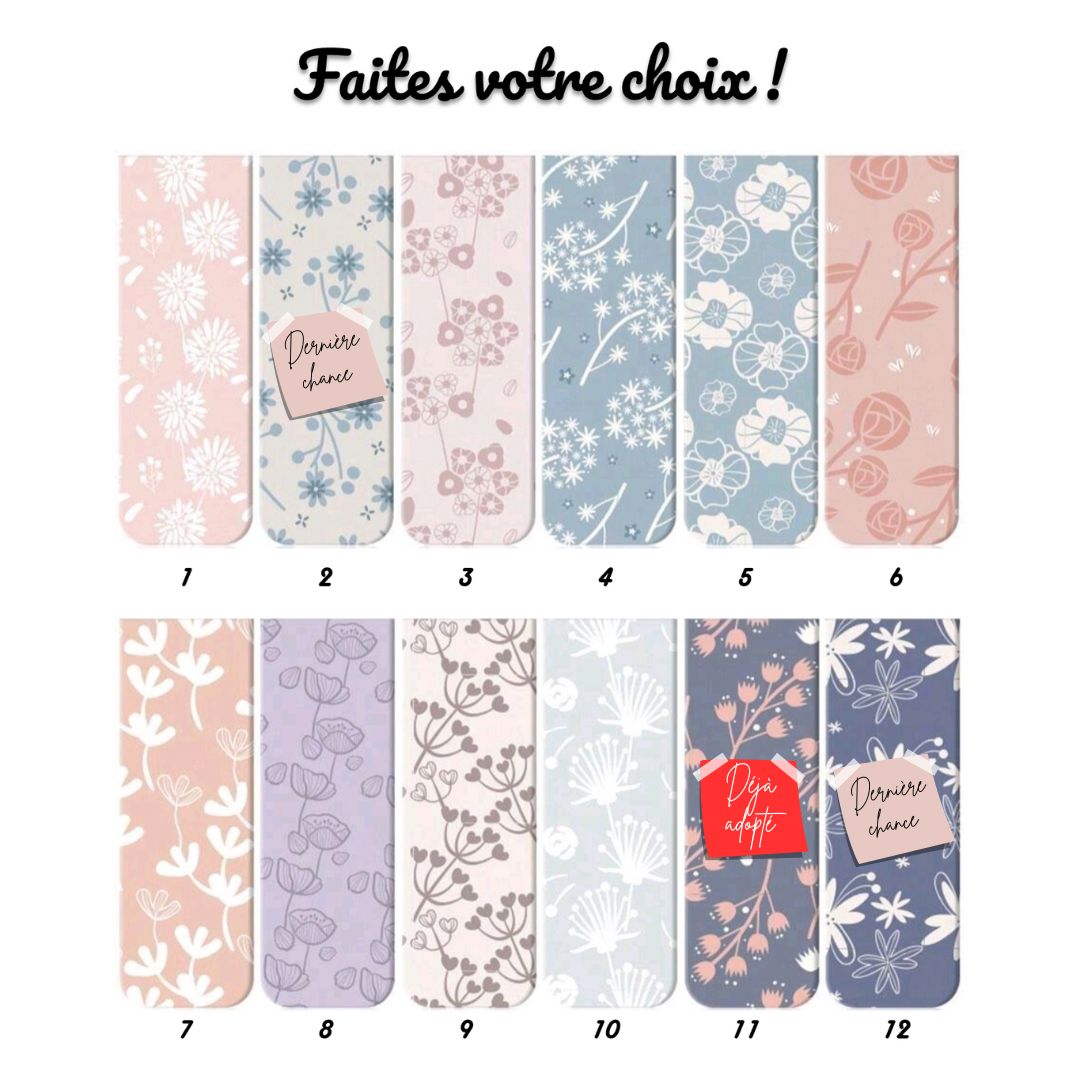 Marque-page magnétique "Douces Fleurs" – Image 4